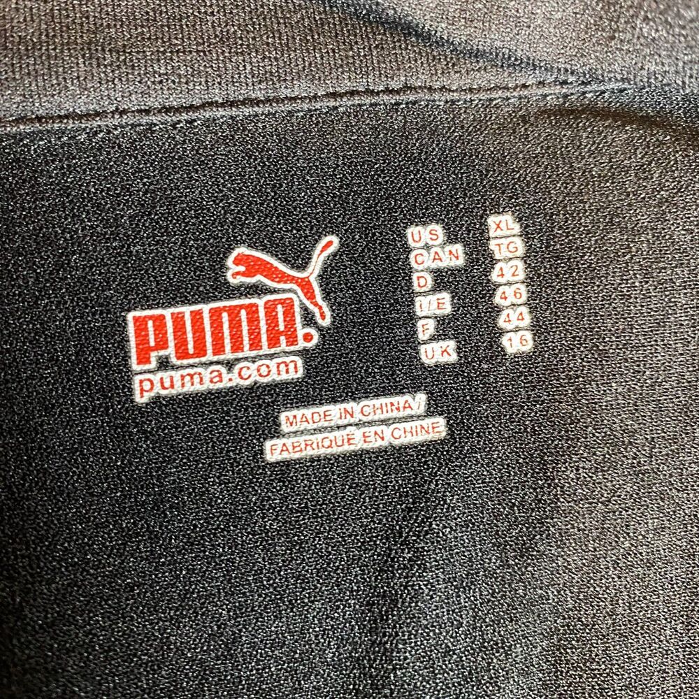 Puma Jacket Women's Size XL Black Full Zip Athleisure Sportwear Minimalist - Picture 4 of 6